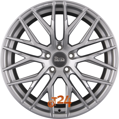 MAM Velgen - MAM RS4 Matt Silver Painted  - 16 inch