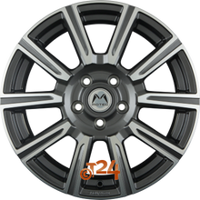 MOTEC Velgen - WM1-VANTASTIC Grau Poliert - 17 inch