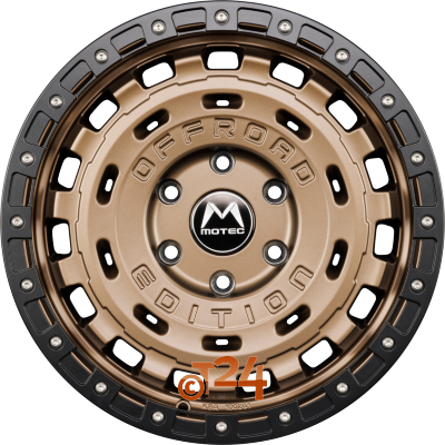 MOTEC Velgen - R-CROSS (MOF1) Matt Bronze Ring Matt Schwarz - 18 inch