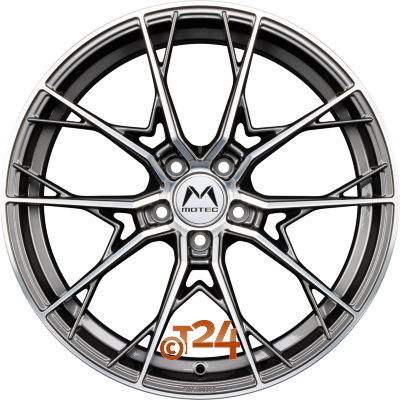 MOTEC Velgen - BLAZE (MCR7) Gunmetal Poliert - 19 inch