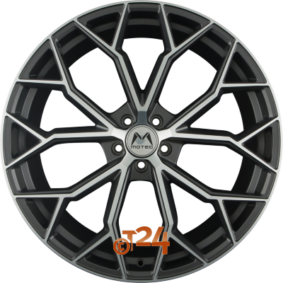 MOTEC Velgen - BULL (MCT17) Grau Poliert - 19 inch