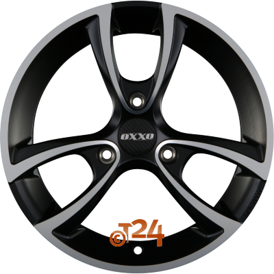 OXXO Velgen - TRIAS (RG18) BLACK - Mattschwarz Frontpoliert - 15 inch