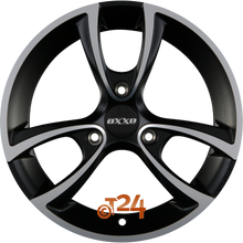 OXXO Velgen - TRIAS (RG18) BLACK - Mattschwarz Frontpoliert - 15 inch