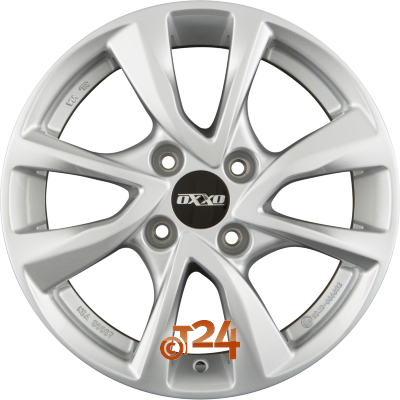 OXXO Velgen - OBERON 4 (OX7) Silver - 15 inch