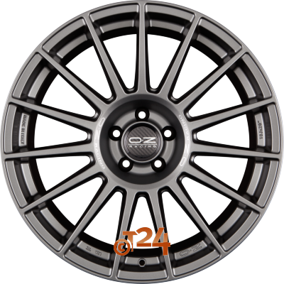 OZ Velgen - SUPERTURISMO DAKAR Matt Graphite + Silver Lettering - 21 inch