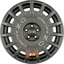 OZ Velgen - RALLY RACING Dark Graphite + Silver Lettering - 18 inch