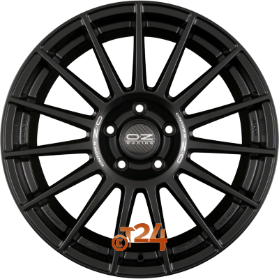 OZ Velgen - SUPERTURISMO DAKAR Matt Black + Silver Lettering - 22 inch