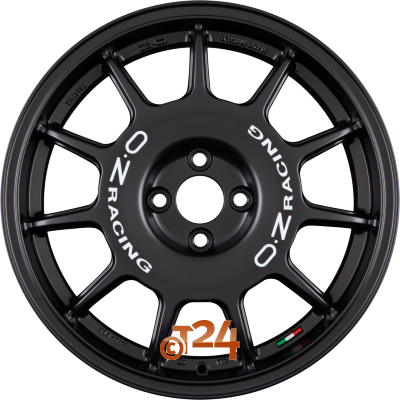 OZ Velgen - LEGGENDA Matt Black + White Lettering - 17 inch