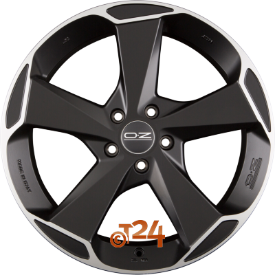 OZ Velgen - ASPEN HLT Matt Black Diamond Cut - 21 inch