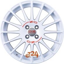 OZ Velgen - SUPERTURISMO WRC Race White + Red Lettering - 18 inch