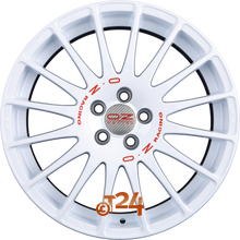OZ Velgen - SUPERTURISMO WRC Race White + Red Lettering - 15 inch