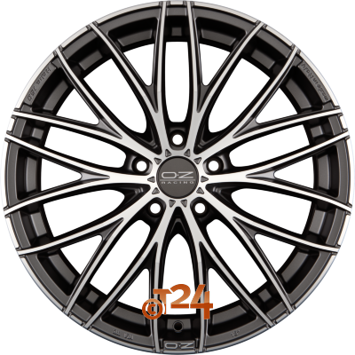 OZ Velgen - ITALIA 150 Matt Dark Graphite Diamond Cut - 17 inch