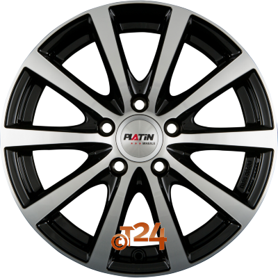 PLATIN Velgen - P 69 Schwarz Poliert - 16 inch