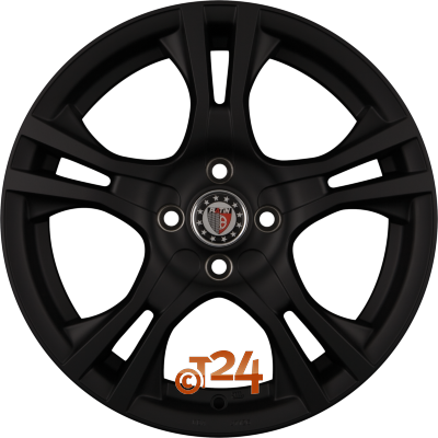 PLATIN Velgen - P 53 Matt Black - 15 inch