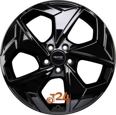 PLATIN Velgen - P 104 Glossy Black - 19 inch
