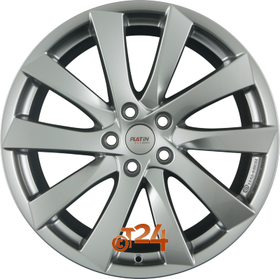 PLATIN Velgen - P 106 Metall Silber - 19 inch