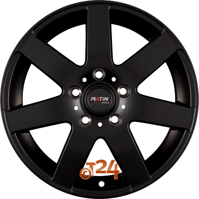 PLATIN Velgen - P 04 Matt Black - 16 inch