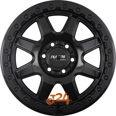 PLATIN Velgen - P 111 Black Glossy - 20 inch