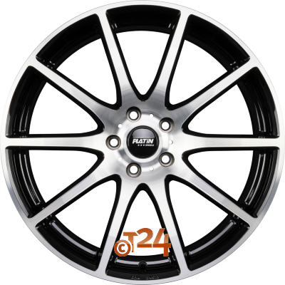 PLATIN Velgen - P 113 Black Polished - 20 inch