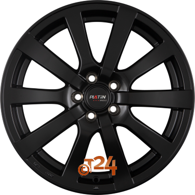PLATIN Velgen - P 58 Matt Black - 18 inch