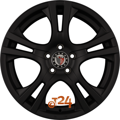 PLATIN Velgen - P 53 Matt Black - 16 inch