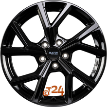 PLATIN Velgen - P 115 Black Shiny - 17 inch