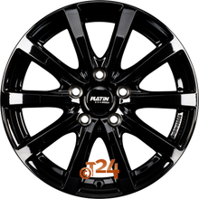 PLATIN Velgen - P 69 Black Shiny - 17 inch