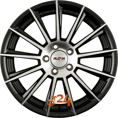 PLATIN Velgen - P 74 Black Polished - 18 inch