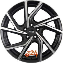 PLATIN Velgen - P 107 Diamant Schwarz Frontpoliert - 19 inch