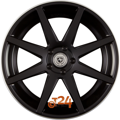 artFORM Velgen - AF-302 Flat Black Rim Polished - 20 inch