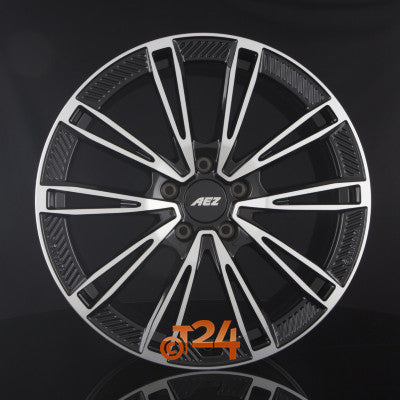 AEZ Velgen - ALASKA DARK - Schwarz Glanzend Frontpoliert - 20 inch