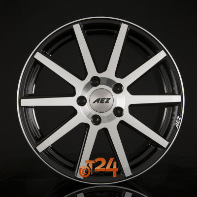AEZ Velgen - STRAIGHT Black Polished Front - 19 inch