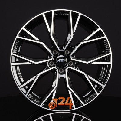 AEZ Velgen - TORONTO DARK - Schwarz Glanzend Frontpoliert - 18 inch