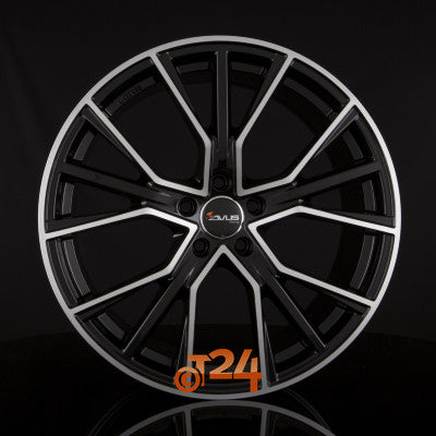 AVUS Racing Velgen - AF18 Black Polished - 18 inch