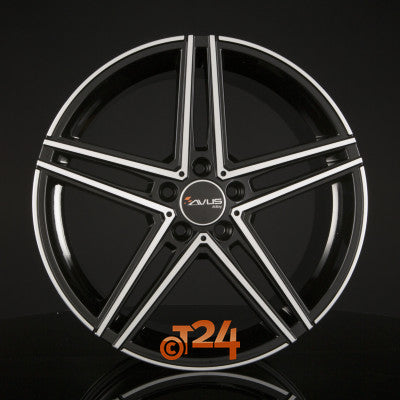 AVUS Racing Velgen - AC-515 Black Polished - 19 inch