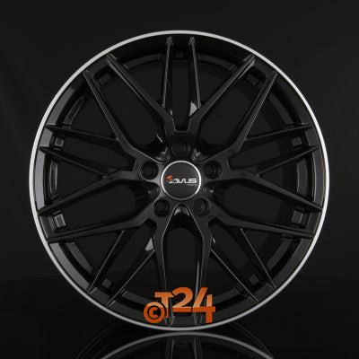 AVUS Racing Velgen - AF19 Black Polished Lip - 19 inch