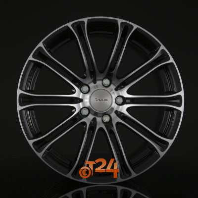AVUS Racing Velgen - AC-MB1 Black Polished - 18 inch