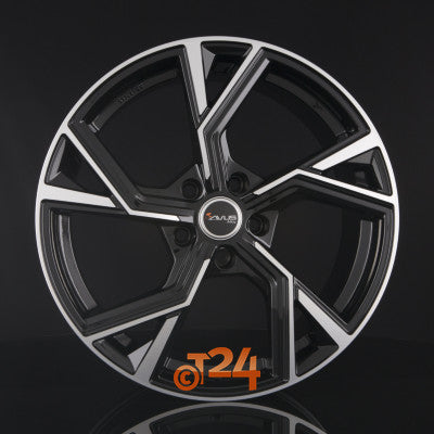 AVUS Racing Velgen - AF20 Black Polished - 18 inch