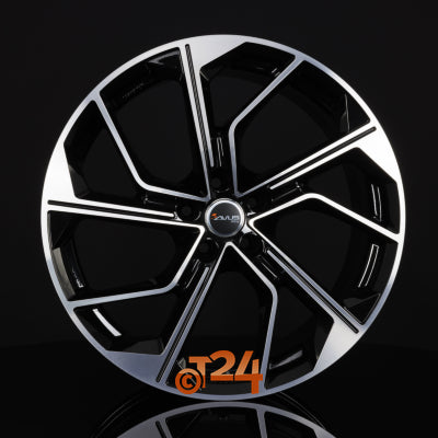 AVUS Racing Velgen - AC-522 Black Polished - 20 inch
