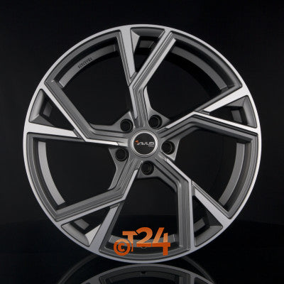 AVUS Racing Velgen - AF20 Matt Anthracite Polished - 20 inch