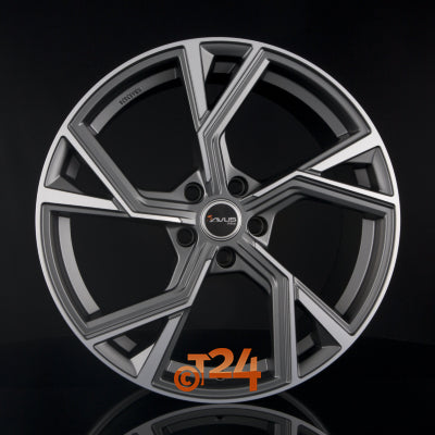 AVUS Racing Velgen - AF20 Matt Anthracite Polished - 20 inch
