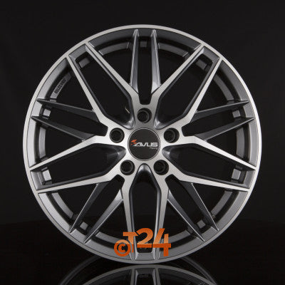 AVUS Racing Velgen - AF19 Anthracite Polished - 18 inch