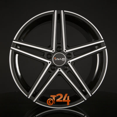 AVUS Racing Velgen - AC-515 Black Polished - 19 inch