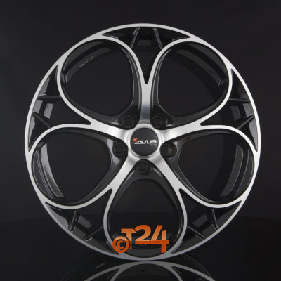AVUS Racing Velgen - AC-520 Black Polished - 19 inch