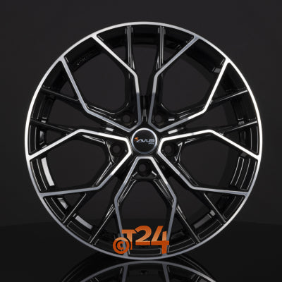 AVUS Racing Velgen - AC-M10 Black Polished - 19 inch