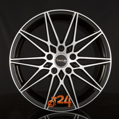 AVUS Racing Velgen - AC-MB5 Black Polished - 19 inch