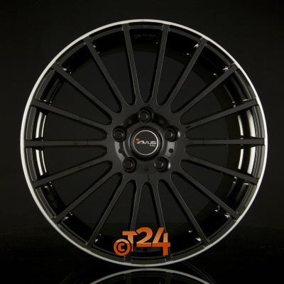 AVUS Racing Velgen - AC-M03 Black Polished Lip - 17 inch