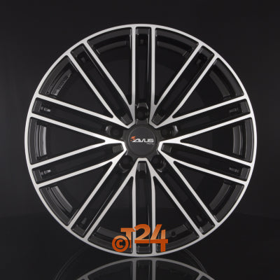 AVUS Racing Velgen - AC-M08 Black Polished - 22 inch
