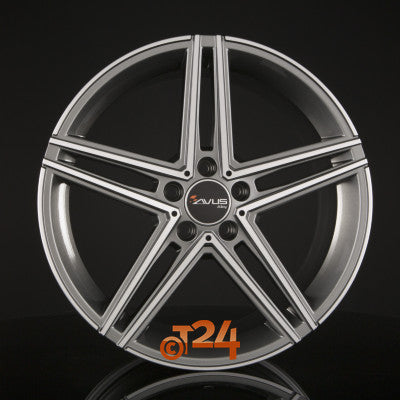 AVUS Racing Velgen - AC-515 Anthracite Polished - 17 inch
