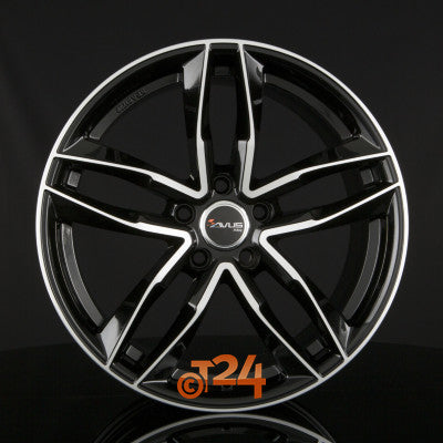 AVUS Racing Velgen - AF16 Black Polished - 20 inch